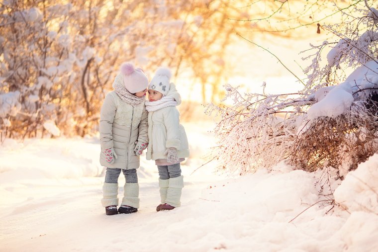 Семейное счастье зима