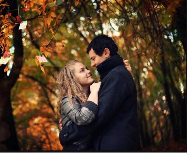 Влюбленные осенью