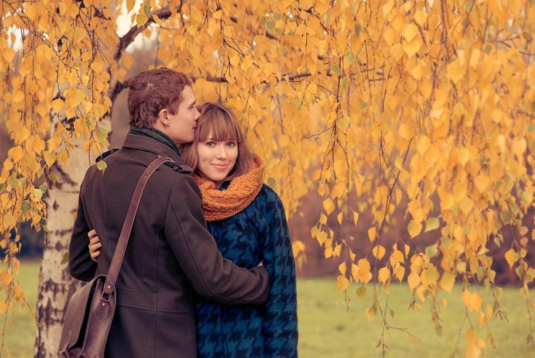 Осенняя фотосессия лав стори