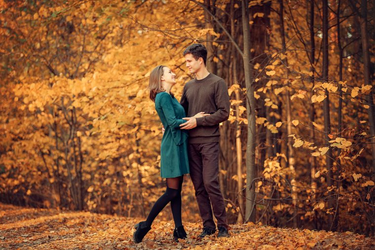 Парочка осень