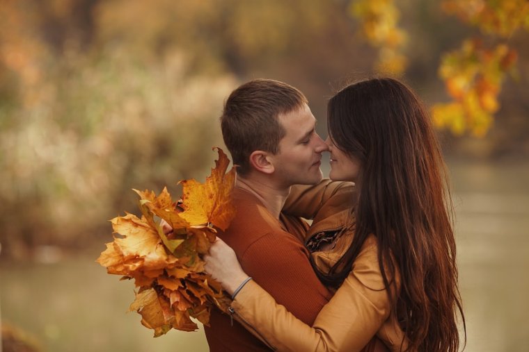 Влюбленные осенью