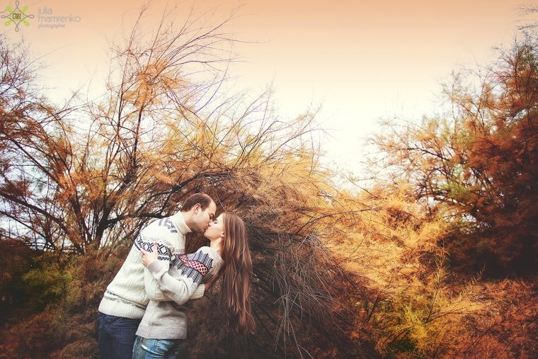 Осень парк пара