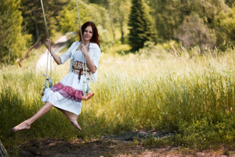 Фотосессия на природе летом