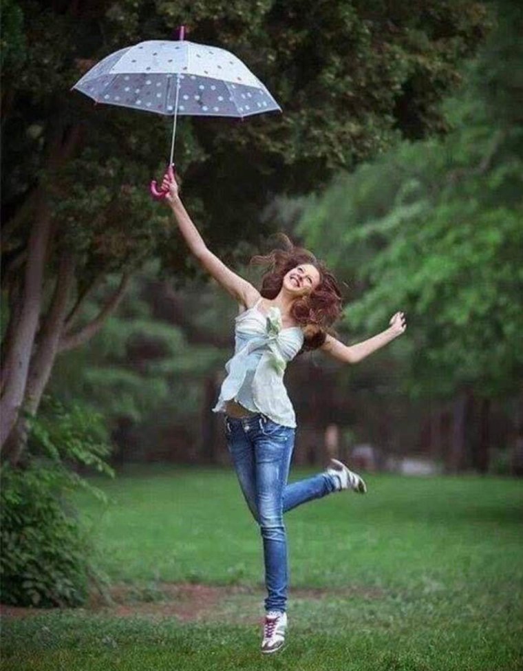 Человек на лугу