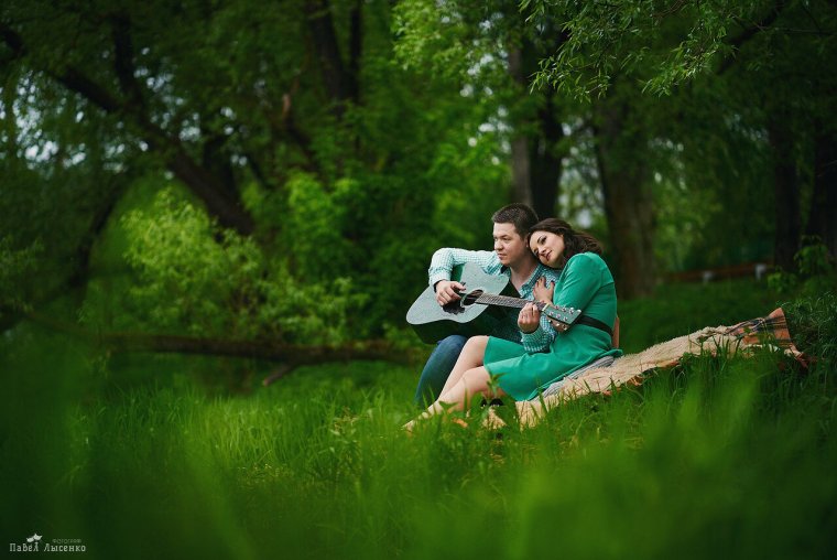 Летняя фотосессия на природе