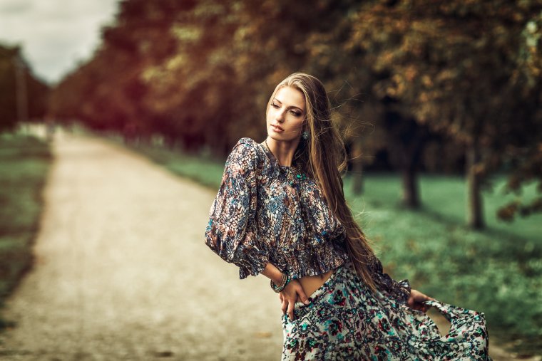 Художественная фотосессия на природе