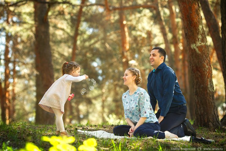 Семейная фотосессия в парке