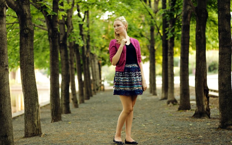 Фотографии девушек на природе