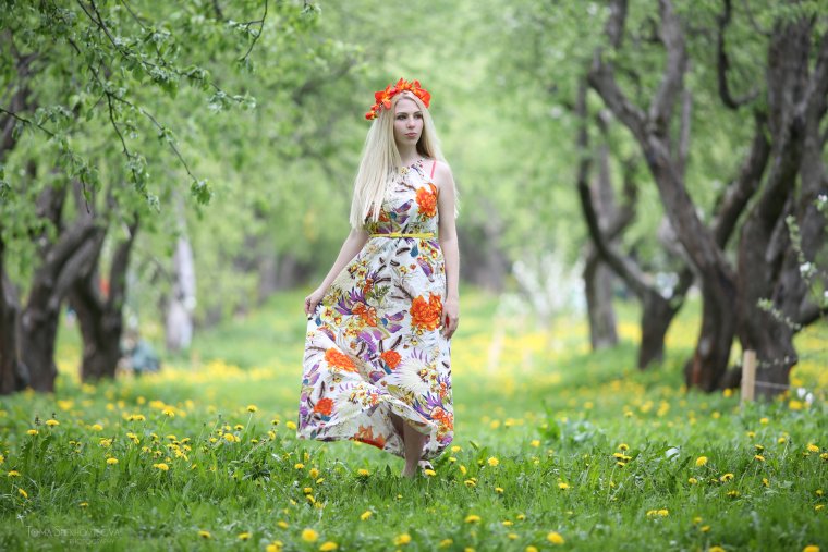 Девушка на природе