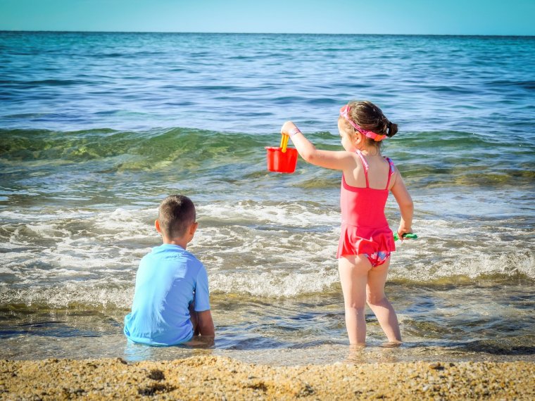 Крым море дети