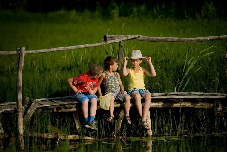 Лето в деревне детство
