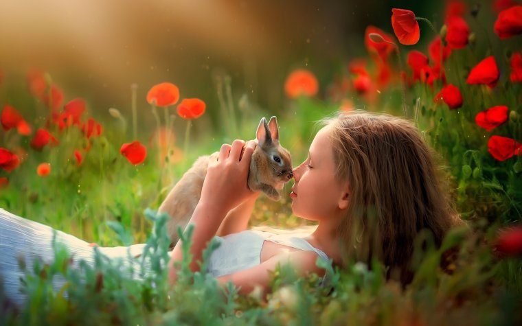 Природа дети животные