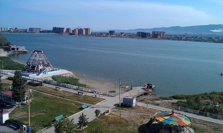 Закат в Махачкале