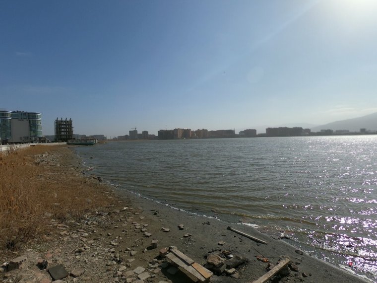 Достопримечательности Махачкалы озеро АК гель