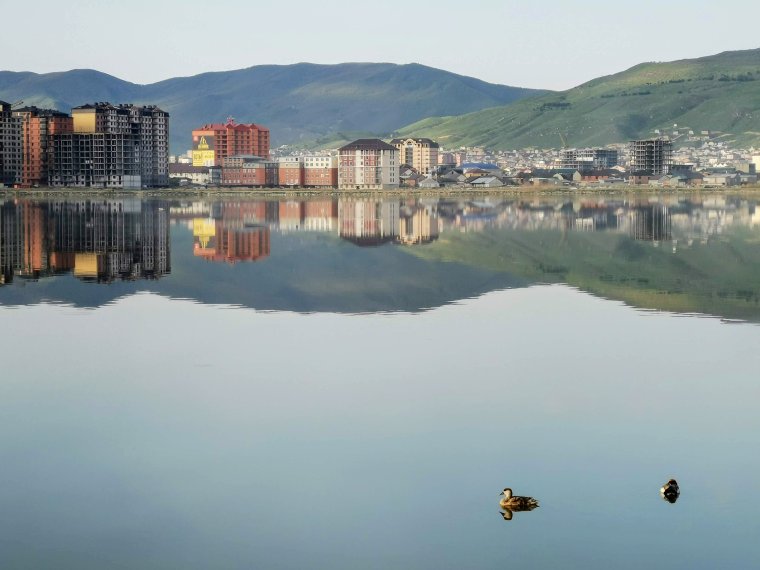 Озеро АК гель Махачкала