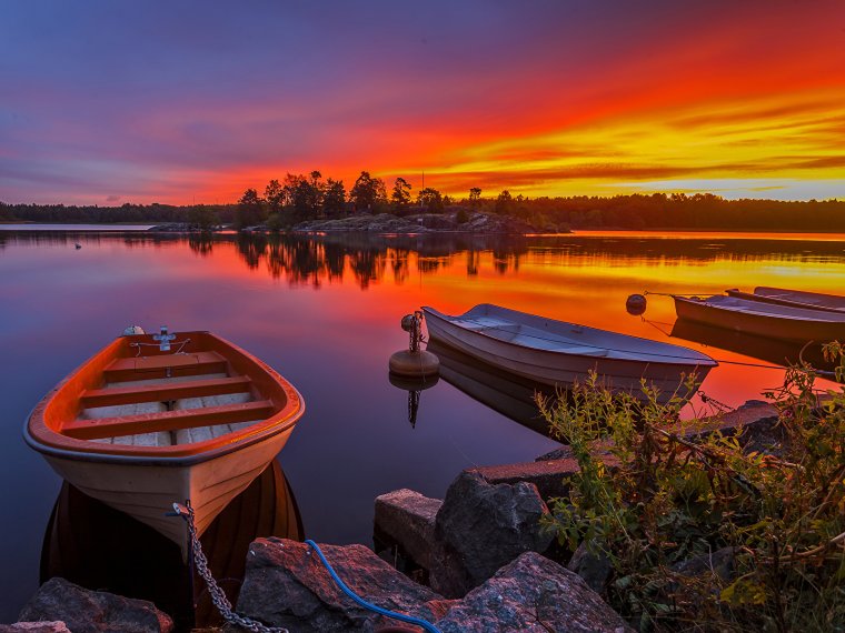 Рассвет в Швеции