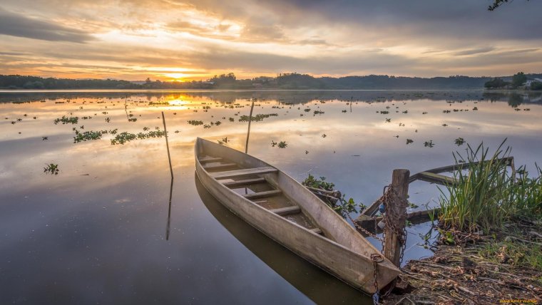 Лодка на реке