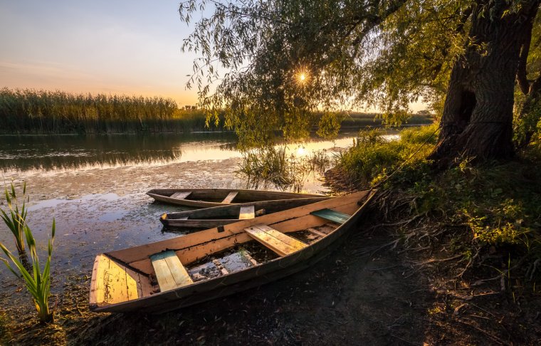 Каноэ река Тайга