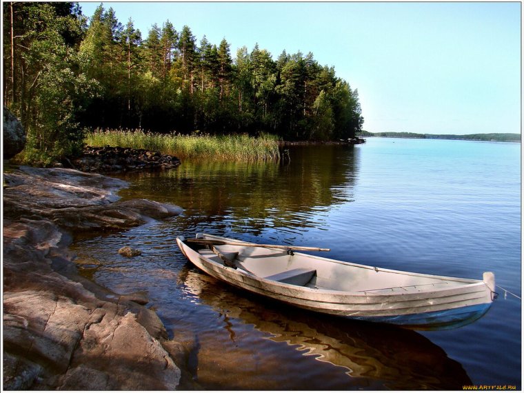 Лодки реки Ваеньга