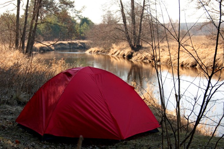 С палаткой на Волгу