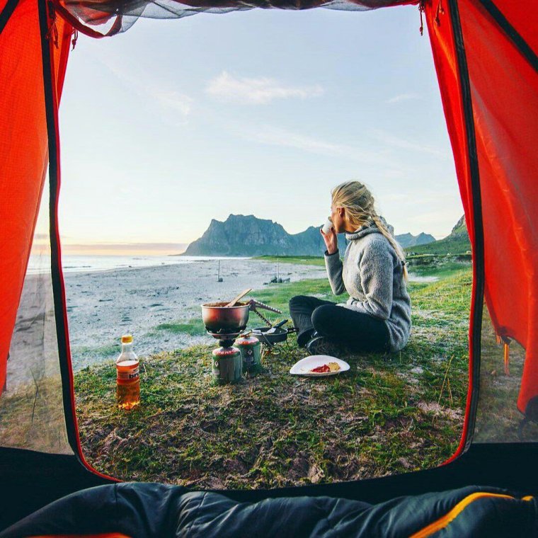 Глэмпинг на пляже