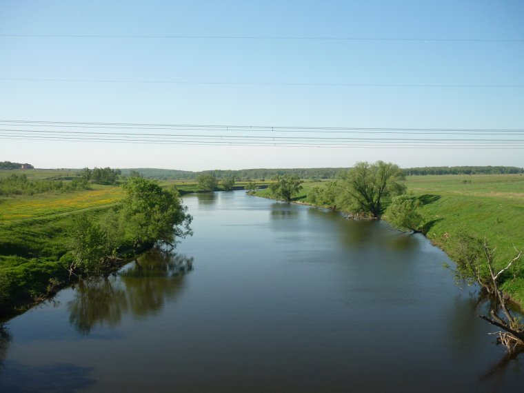 Город Подольск вид Дубровицкой церкви