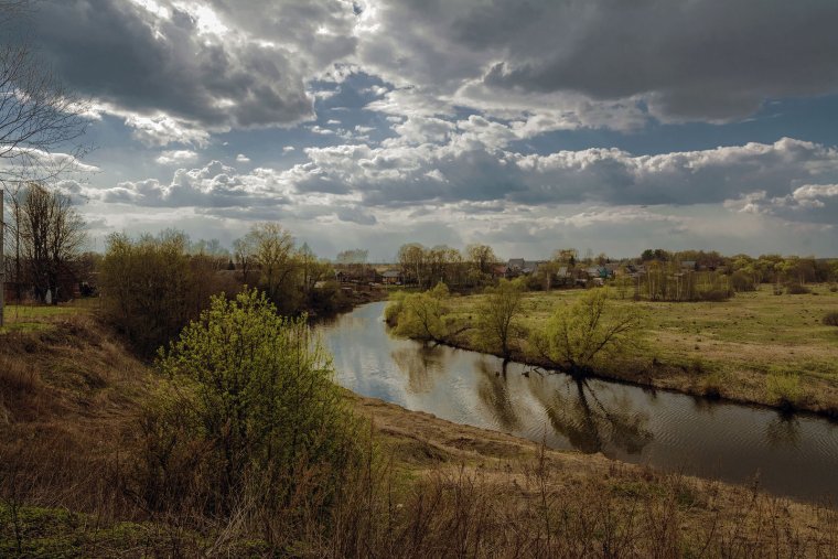 Набережная Пахра в Подольске
