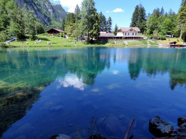 Блаузее голубое озеро
