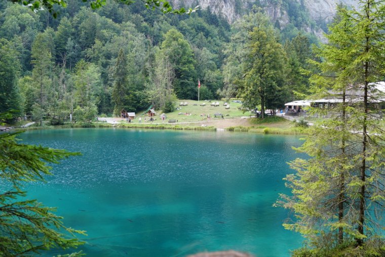 Озеро Блаузее Швейцария
