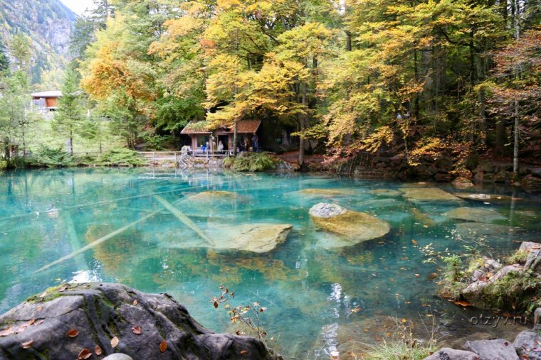 Озеро Блаузе Швейцария