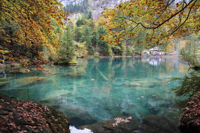 Озеро Блау Швейцария