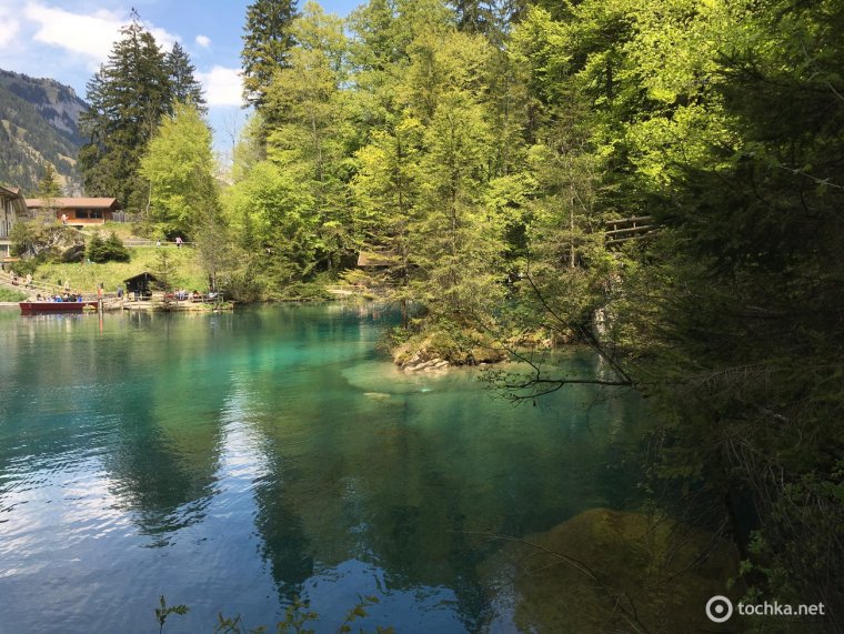 Озеро Блау Швейцария