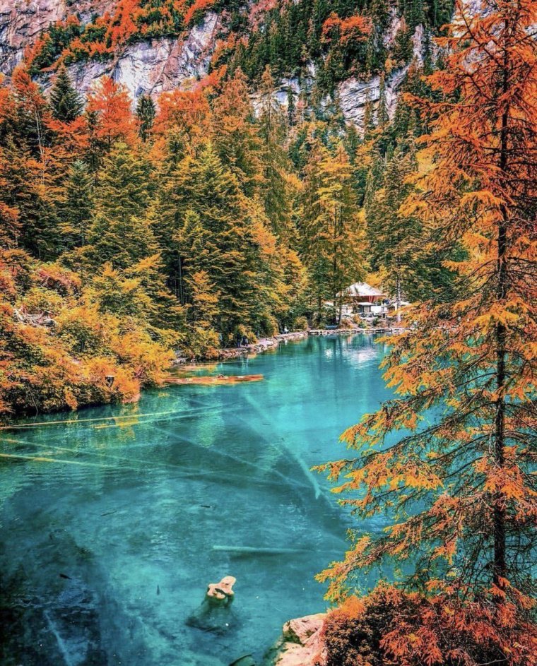 Blausee Швейцария