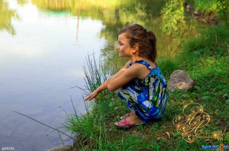 Фотографии детей на озере