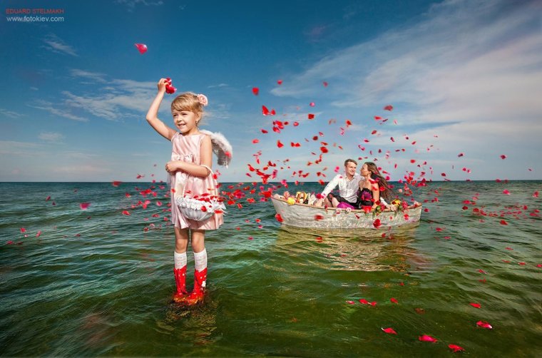 Фотосессия на море в день рождения