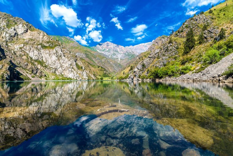 Прыжок в глубокое озеро