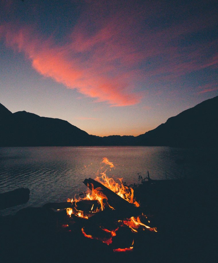 Огонь на закате