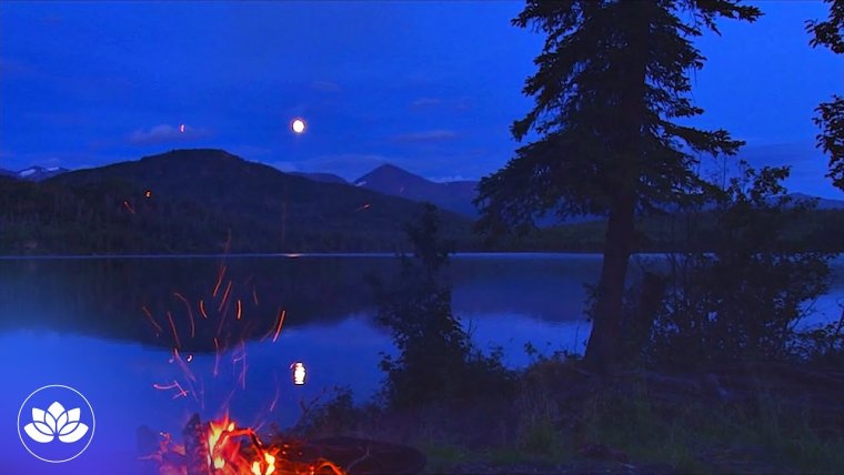 Костер на пляже красивый