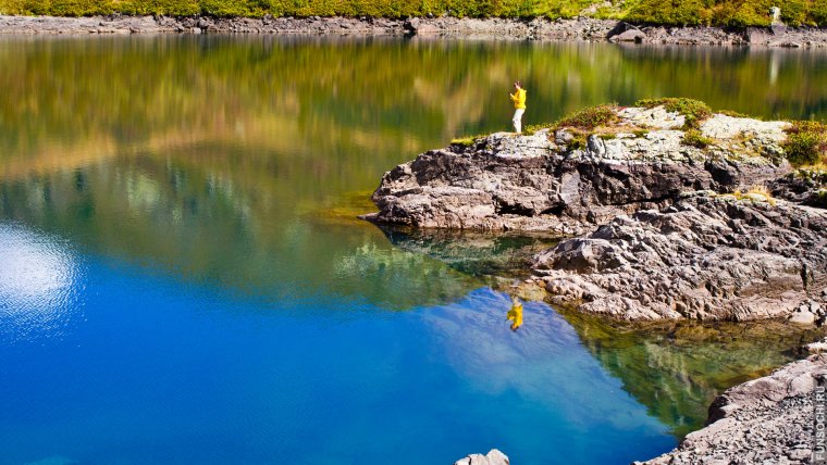 Голубое озеро Адыгея