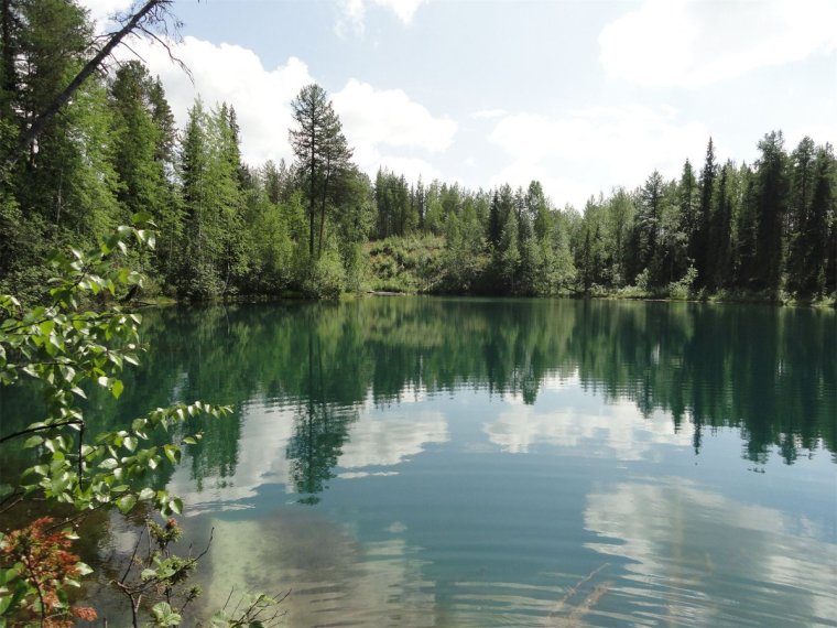 Голубое озеро Башкортостан