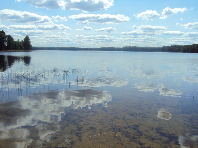 Озеро зеркальное Назаровский район