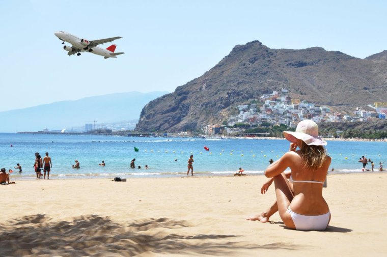 Тенерифе пляжи люди