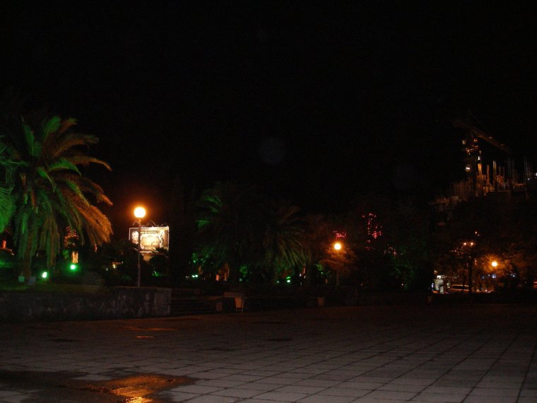 Сочи Дагомыс ночью