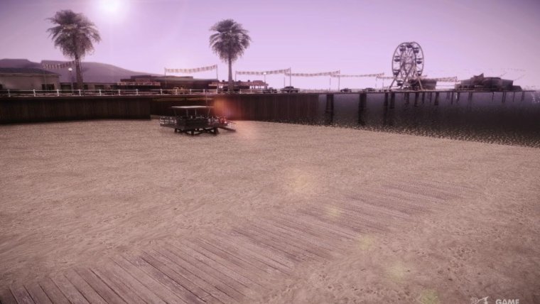 Пляж Санта Мария в GTA San Andreas