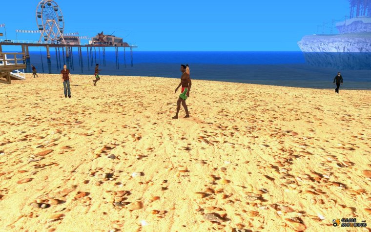 GTA San Andreas пляж