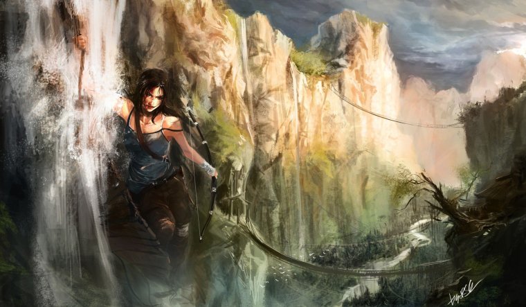 Tomb Raider 2013 Лара Крофт арт