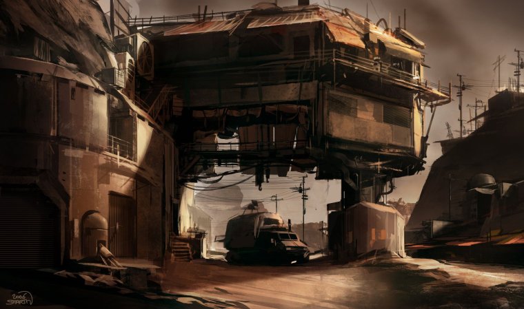 Sci Fi бункер арт
