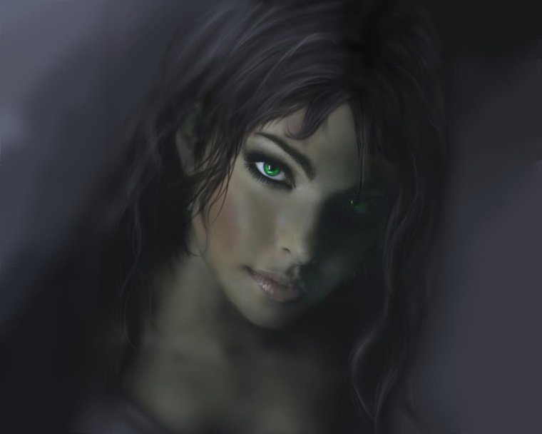 Ведьма с зелеными глазами