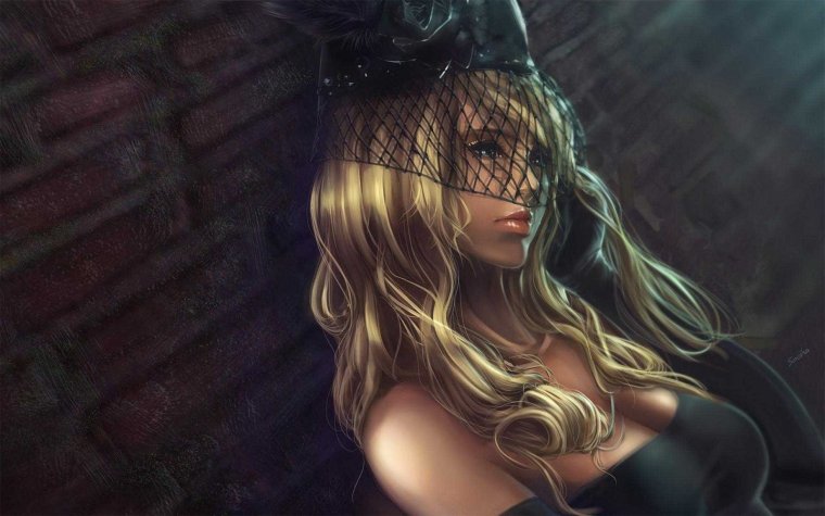 Блондинка арт