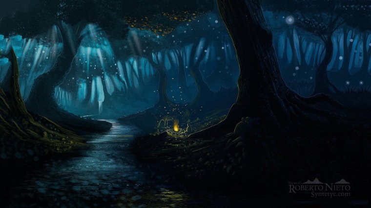 Темный лес фэнтези